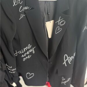 Cindie Embellished Blazer Cinq a Sept